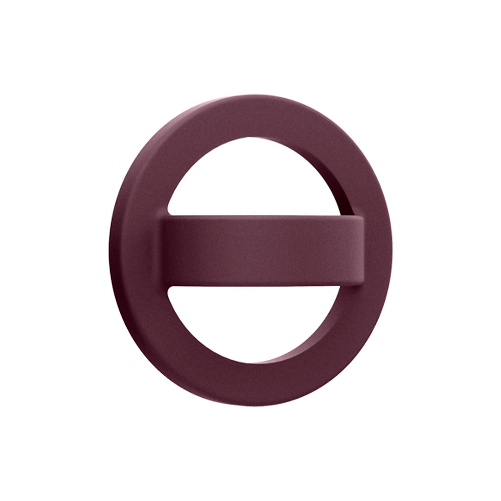 Nano Pop Mag Ring - Burgundy Bean For iPhone